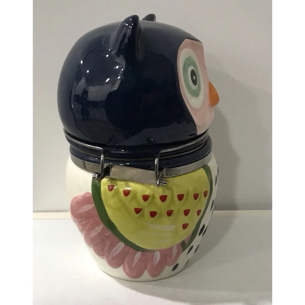 Boston Warehouse Trading Hinged Owl Storage Canister